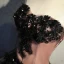 Elegant Svart Ballkjoler 2018 Ballkjole Blonder Blomst Sommerfugl Beading Rhinestone Kjæreste Ryggløse Uten Ermer Lange Formelle Kjoler