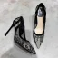 Charming Black Evening Party Lace Pumps 2020 10 cm Stiletto Heels Pointed Toe Pumps