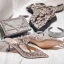 Charmant Champagne Cocktail Sandales Femme 2020 Cuir Perle Faux Diamant 8 cm Talons Aiguilles À Bout Pointu Sandales