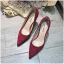 Eenvoudige Mooie / Prachtige Nude Kantoor OL Pumps 2020 Leer 10 cm Naaldhakken / Stiletto Spitse Neus Pumps