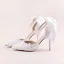 Elegant Ivory Wedding Shoes 2020 Rhinestone Lace Flower Bow 9 cm Stiletto Heels Pointed Toe Wedding Sandals