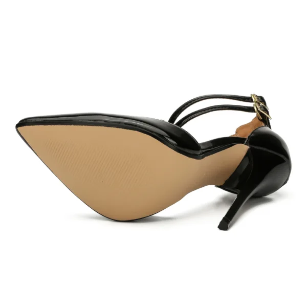 Chic / Belle Noire Club de carnaval Sandales Femme 2020 Bride Cheville 13 cm Talons Aiguilles À Bout Pointu Sandales
