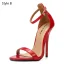 Schlicht Schwarz Karneval Club Sandalen Damen 2020 Knöchelriemen 13 cm Stilettos Peeptoes Sandaletten