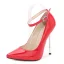 Mode Argenté Soirée Escarpins 2020 Cuir Verni Bride Cheville 13 cm Talons Aiguilles Peep Toes / Bout Ouvert Escarpins