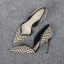Chic / Beautiful Black Street Wear Womens Sandals 2020 Striped 8 cm Stiletto Heels Pointed Toe Sandals