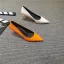 Chic / Beautiful White Office OL Pumps 2020 Snakeskin Print 7 cm Stiletto Heels Pointed Toe Pumps