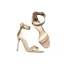 Modest / Simple Street Wear Suede Black Womens Sandals 2020 Ankle Strap 10 cm Stiletto Heels Open / Peep Toe Sandals