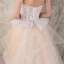 Schöne Champagner Brautkleider 2018 Ballkleid Mit Spitze Pailletten Organza Fallende Rüsche Bandeau Ärmellos Rückenfreies Kathedrale Schleppe Hochzeit