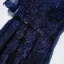 Elegant Navy Blue Formal Dresses Prom Dresses 2017 Lace Flower Bow Scoop Neck Floor-Length / Long 1/2 Sleeves A-Line / Princess