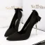 Enkel Grå Kontor OL Sløyfe Suede Pumps 2020 10 cm Stiletthæler Spisse Pumps