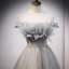 Mode Sølv Glitter Gallakjoler 2021 Prinsesse Off-The-Shoulder Beading Perle Pailletter Ærmeløs Halterneck Lange Galla Kjoler