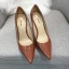 Schöne Burgunderrot Büro OL Leder Pumps 2020 10 cm Stilettos Spitzschuh Pumps