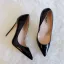 Chic / Beautiful Black Office OL Leather Pumps 2020 Patent Leather 12 cm Stiletto Heels Pointed Toe Pumps