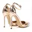 Fashion Silver Cocktail Party Patent Leather Sandals 2020 Ankle Strap 12 cm Stiletto Heels Pointed Toe Womens Sandals