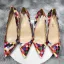 Schöne Multifarben Gestreift Strassenmode Pumps 2020 12 cm Stilettos Spitzschuh Pumps