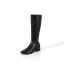 Chic / Belle Marron Vêtement de rue Talon Bas Bottes Femme 2020 Cuir 4 cm Talons Épais Pied Carré Bottes
