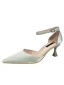 Enkla Svarta Casual Sandaler Dam 2020 Ankelband 6 cm Stilettklackar Spetsiga Sandaler