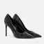 Scintillantes Argenté Soirée Paillettes Escarpins 2020 Cuir 10 cm Talons Aiguilles À Bout Pointu Escarpins