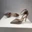 Charming Tan Evening Party Rhinestone Womens Sandals 2020 Ankle Strap 10 cm Stiletto Heels Pointed Toe Sandals