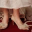Schöne Weiß Strass Schleife Brautschuhe 2020 7 cm Stilettos Spitzschuh Hochzeit Pumps