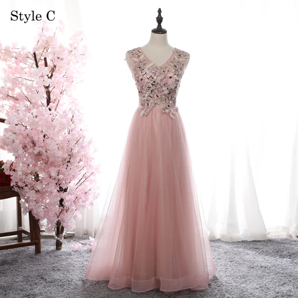 Élégant Nues Robe De Soirée 2018 Princesse En Dentelle Appliques Perle Faux Diamant Une épaule Dos Nu Sans Manches Longueur Cheville Robe De Ceremonie