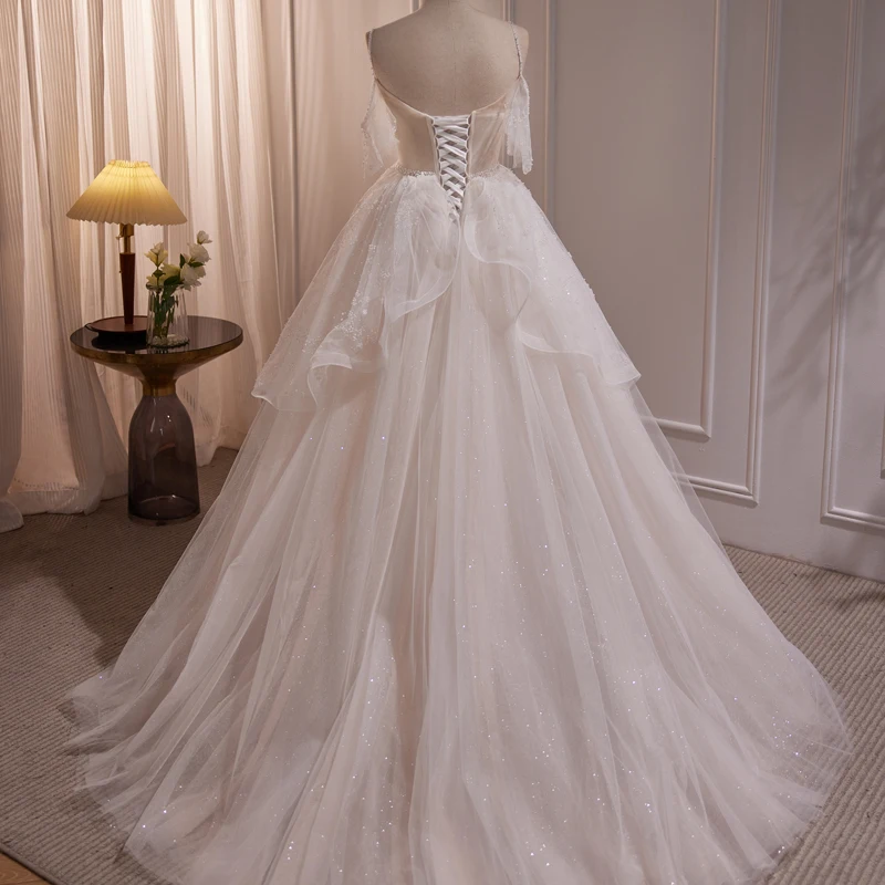 Charming Beige Beading Pearl Sequins Prom Dresses Party Dresses Evening Dresses 2023 Charming Beige Beading Pearl Sequins Prom Dresses Party Dresses Evening Dresses 2023