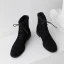 Mode Marron Vêtement de rue Bottines Bottes Femme 2020 À Bout Rond Plat Bottes