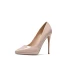 Modest / Simple Nude Office OL Patent Leather Pumps 2020 12 cm Stiletto Heels Pointed Toe Pumps
