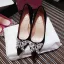 Chic Noire Promo Faux Diamant Papillon Escarpins 2020 9 cm Talons Aiguilles À Bout Pointu Escarpins