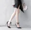 Sexy Burgundy Evening Party Womens Sandals 2020 Pearl Ankle Strap 10 cm Stiletto Heels Pointed Toe Sandals