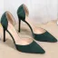 Simple Nues Soie Promo Chaussures Femmes 2020 10 cm Talons Aiguilles À Bout Pointu Talons
