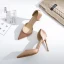 Schlicht Schwarz Büro OL Satin Damenschuhe 2020 10 cm Stilettos Spitzschuh High Heels