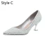 Charmant Rot Abend Pumps 2020 Perle Strass 6 cm Stilettos Spitzschuh Pumps