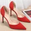 Elegant Black Suede Evening Party Womens Shoes 2020 10 cm Stiletto Heels Pointed Toe High Heels