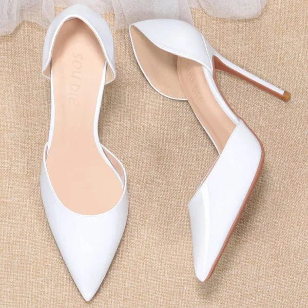 Minimalist Nude Office OL Womens Shoes 2020 10 cm Stiletto Heels Pointed Toe Heels