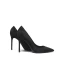 Chic / Belle Noire Daim Promo Escarpins 2020 10 cm Talons Aiguilles À Bout Pointu Escarpins
