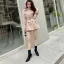 Modest / Simple Beige Street Wear Ankle Womens Boots 2020 9 cm Stiletto Heels Pointed Toe Boots