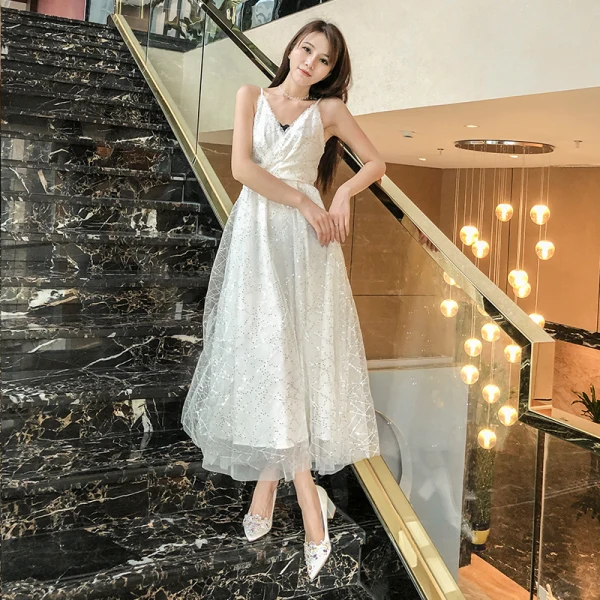 Elegant White Satin Rhinestone Wedding Shoes 2020 7 cm Stiletto Heels Pointed Toe Wedding Pumps