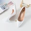 Schöne Silber Cocktail Lackleder Pumps 2020 10 cm Stilettos Spitzschuh Pumps