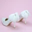 Elegant Ivory Lace Flower Wedding Shoes 2020 Pearl Rhinestone Bow 8 cm Stiletto Heels Pointed Toe Wedding Pumps