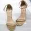 Sexy Gold Evening Party Sequins Womens Shoes 2020 Ankle Strap 10 cm Stiletto Heels Open / Peep Toe Sandals
