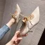 Fashion Black Street Wear Pumps 2020 7 cm Stiletto Heels Pointed Toe Pumps