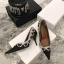 Charmant Satin Schwarz Strass Brautschuhe 2021 8 cm Stilettos Spitzschuh Hochzeit Pumps