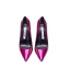Chic / Belle Fushia Promo Escarpins 2021 Cuir Verni 10 cm Talons Aiguilles Talons Hauts À Bout Pointu Escarpins