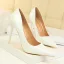 Eenvoudige Rode Hal Lakleer Pumps 2021 10 cm Naaldhakken / Stiletto Spitse Neus Hoge Hakken