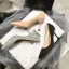 Charming Silver Evening Party Sequins Pumps 2021 Leather 8 cm Rhinestone Stiletto Heels High Heels Pointed Toe Pumps