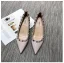 Charming Black Evening Party Rivet Pumps 2021 Leather Patent Leather 6 cm Stiletto Heels Pointed Toe High Heels