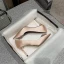 Elegant Ivory Satin Rhinestone Wedding Shoes 2021 8 cm Stiletto Heels High Heels Pointed Toe Wedding Pumps