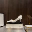 Elegant Ivory Open Side Satin Flower Wedding Shoes 2021 7 cm Stiletto Heels Pointed Toe Wedding High Heels
