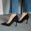 Modest / Simple Burgundy Office OL Suede Pumps 2021 10 cm Stiletto Heels Pointed Toe High Heels